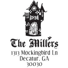 Spooky Castle Return Address Stamp