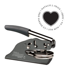Fancy Heart Return Address Embosser