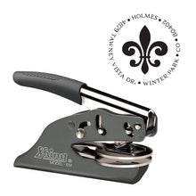Fleur de Lis Return Address Embosser