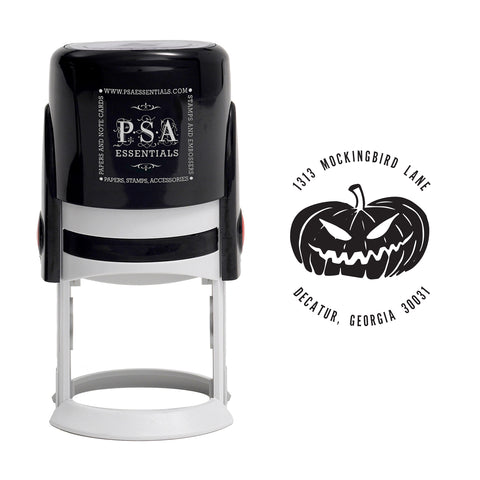 Jack O Lantern Return Address Stamp