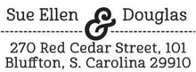 Douglas Rectangle Personalized Self Inking Return Address Stamp