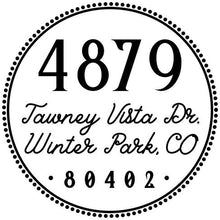 Marilyn Personalized Self-inking Round Return Address Stamp