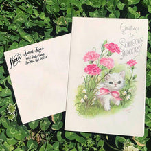 Janet Rectangle Return Address Stamp on Envelope