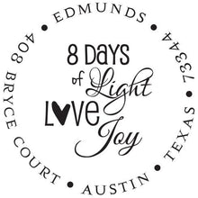 8 Days Return Address Stamp