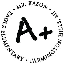 A+ Round Personalized Self Inking Return Address Stamp