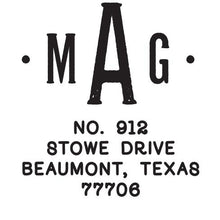 Anderson Personalized Self Inking Round Return Address Stamp