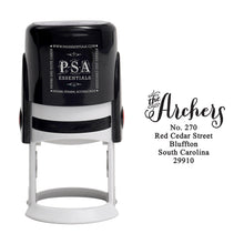 Round PSA Essentials Personalized Self-Inking Return Address Stamp