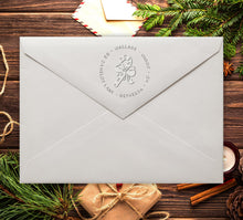 Candy Cane Return Address Embosser