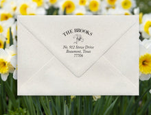 Easter Lily Return Address Stamp