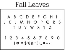 Fall Leaves Return Address Stamp