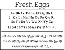 Fresh Eggs Stamp