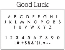 Good Luck Return Address Stamp