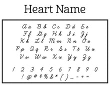 Heart Name Embosser