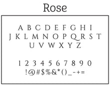 Rose Return Address Embosser