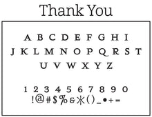 Thank You Return Address Embosser