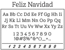 Feliz Personalized Self-inking Round Return Address Stamp Font