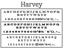 Harvey Personalized Self-inking Round Return Address Stamp Fonts