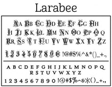 Larrabee Personalized Self-inking Round Return Address Stamp on Envelope