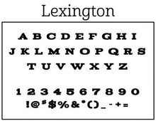 Lexington Personalized Self-inking Round Return Address Stamp on Envelope
