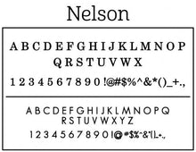 Nelson Personalized Self-inking Round Return Address Design on Envelope