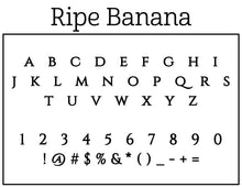 Ripe Personalized Self-inking Round Return Address Stamp Font