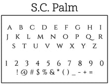 South Personalized Self-inking Round Return Address Stamp on Envelope