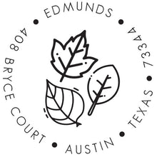 Fall Leaves Return Address Stamp