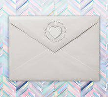 Fancy Heart Return Address Embosser