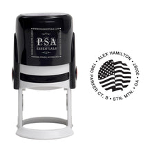 Round PSA Essentials Personalized Self-Inking Return Address Stamp