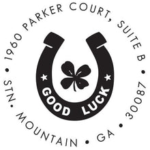 Good Luck Return Address Stamp