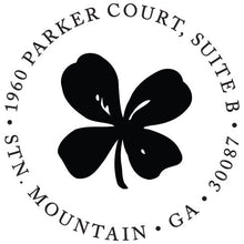 Lucky Charm Return Address Stamp