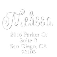 Melissa Return Address Embosser