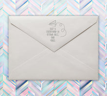 Paper Plane Return Address Embosser