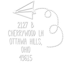 Paper Plane Return Address Embosser