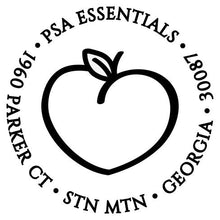 Peach Personalized Self-inking Round Return Address Design