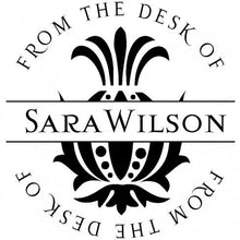 Pineapple Personalized Self-inking Round Desk Design
