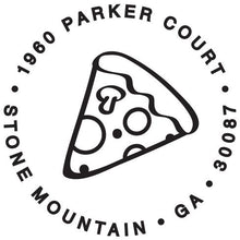 Pizza Personalized Self-inking Round Return Address Stamp