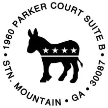 Politico Personalized Self-inking Round Return Address Design