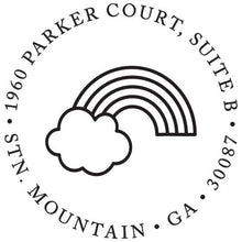 Rainbow Connection Return Address Stamp
