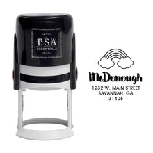 Rainbow Return Address Stamp