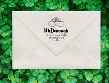 Rainbow Return Address Stamp