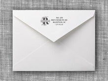 Ravenwood Personalized Self-inking Rectangle Return Address Stamp on Envelope