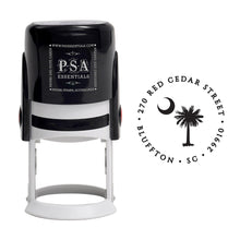 SC Palm & Crescent Return Address Stamp