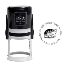 Round PSA Essentials Personalized Self-Inking Return Address Stamp