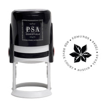 Round PSA Essentials Personalized Self-Inking Return Address Stamp