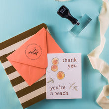 Thank you Personalized Self-Inking Return Address Stamp on Envelope